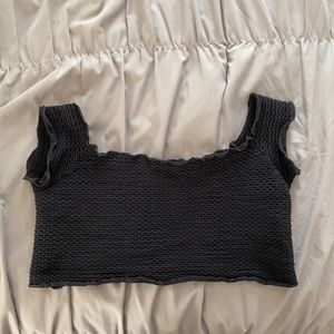Free people smocked crop top